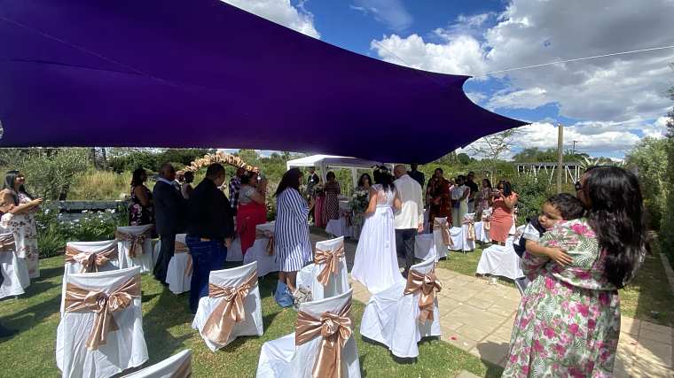 Marriage venue in Mnandi, Centurion